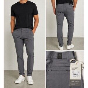 Vuori Meta Pant Athletic Slim 30 Men’s Size 28 Gray Performance Stretch Golf